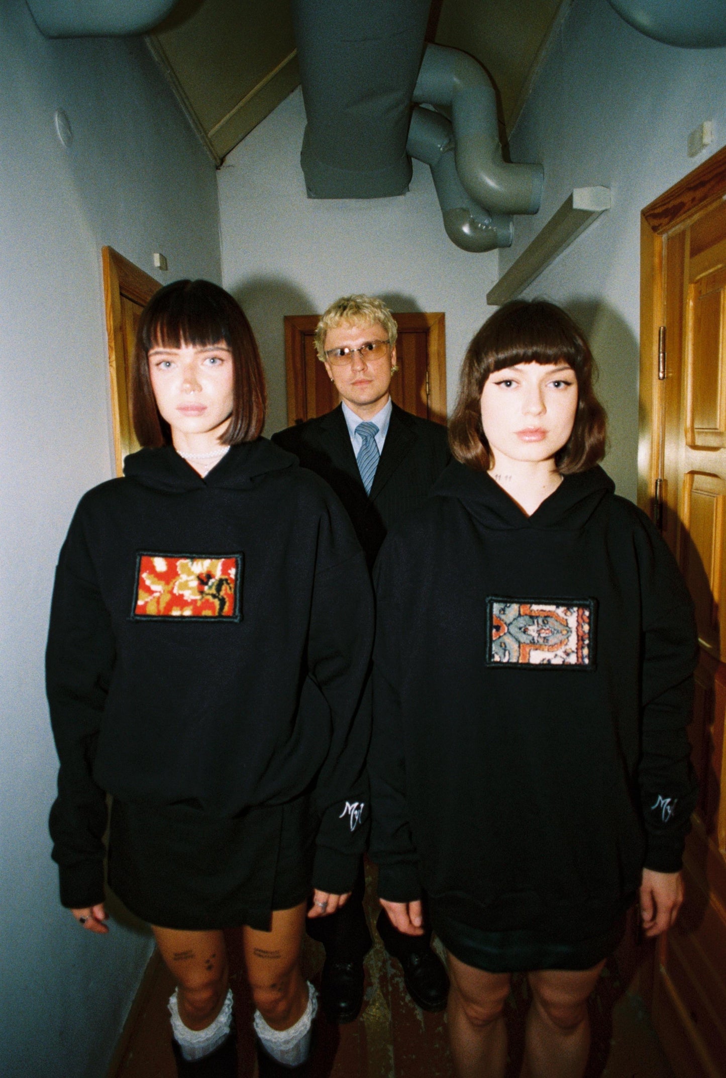 "MYL" RANDOM RUG HOODIE